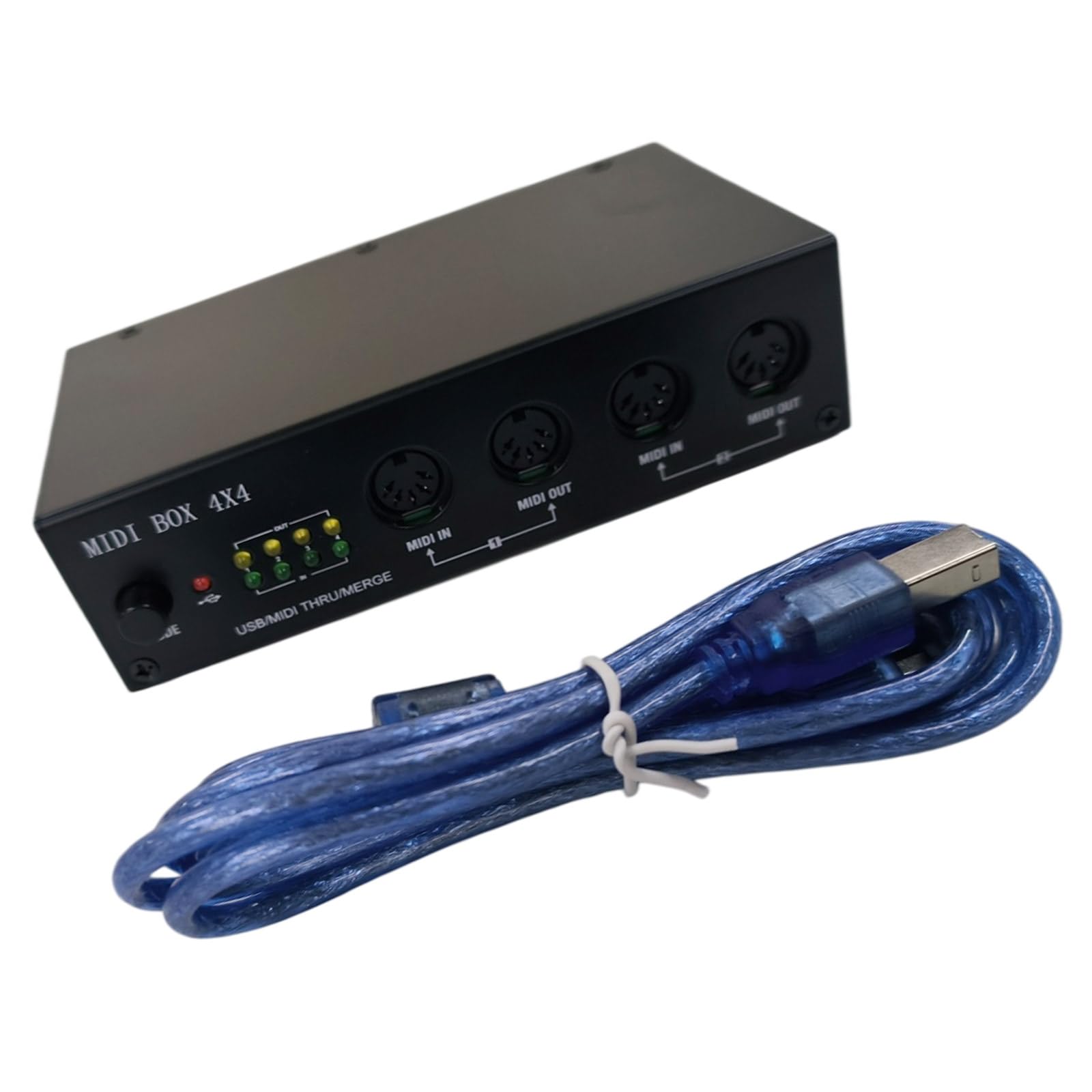 Box Editor USB a 4 porte per collegamento simultaneo di strumenti per configurazioni musicali mobili Controller per principianti