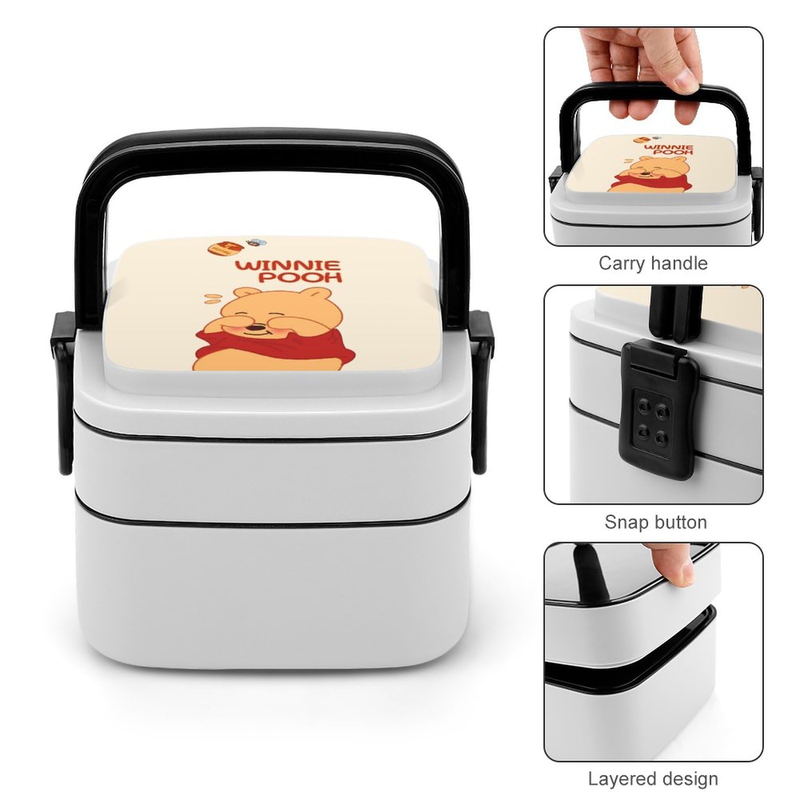 Amazon | 弁当箱 2段 くまのプーさん お弁当箱 ランチボックス