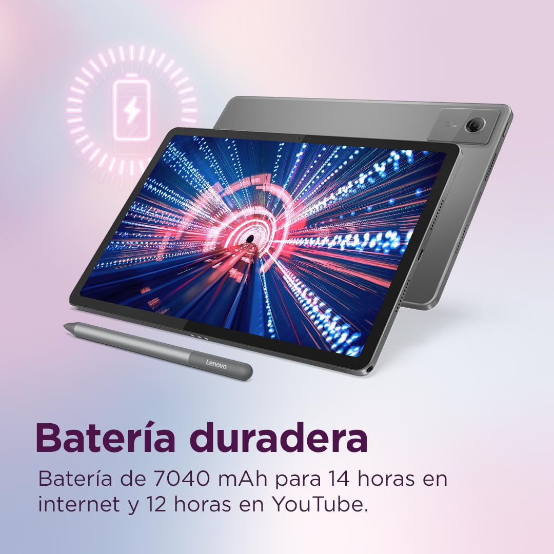 Lenovo Idea Tab – Tablet 11" 2.5K (MediaTek Dimensity 6300, 8 GB RAM, 256 GB UFS, 90 Hz, 4 Altavoces, Wi-Fi 5, Bluetooth 5.2, Android 15) Color Gris – Incluye Tab Pen — view 6