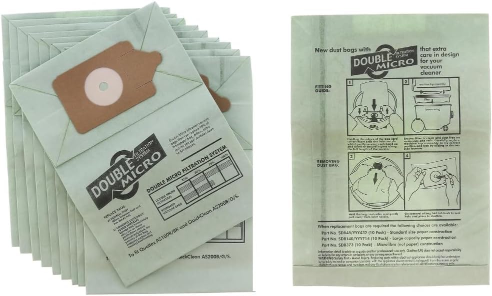 MarysDe@ls 20 PACK - Fits Henry Hoover Vacuum Cleaner Paper Dust Bags - Numatic Henry Vacuum Cleaner NVM1B NVM1C Paper Dust Bags
