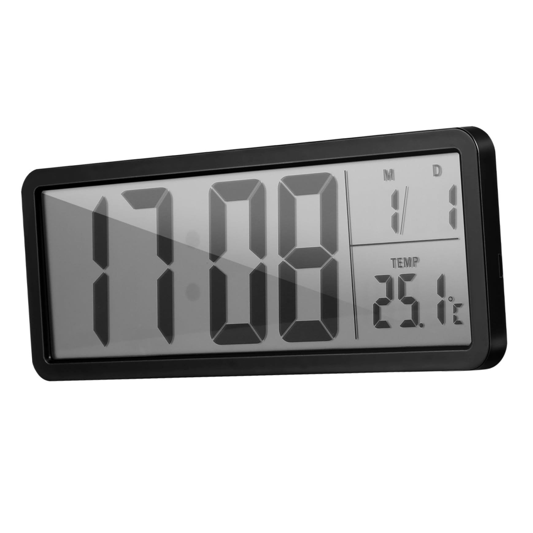 Horloge murale numérique LED pour un salon moderne et chaleureux
