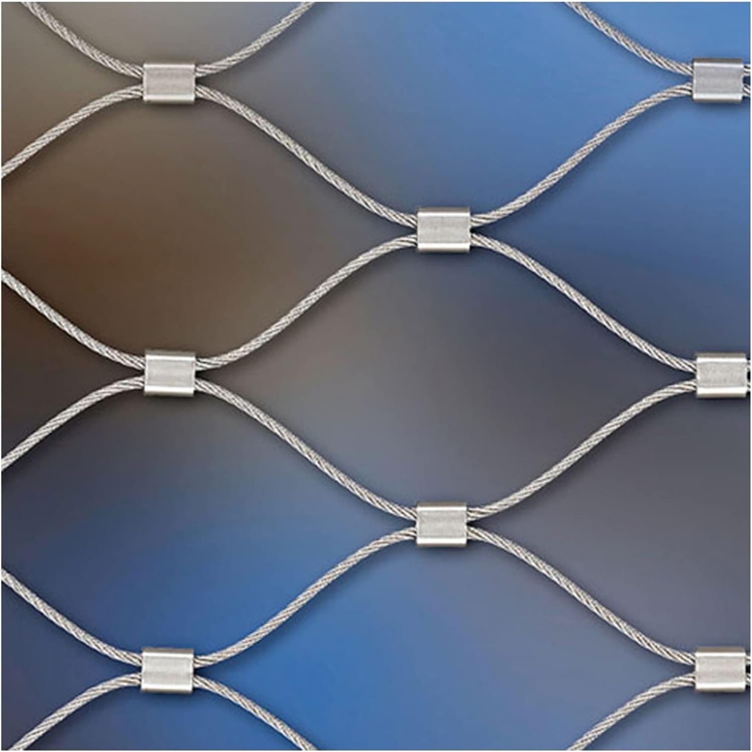 Filet d'acier inoxydable 3mm haute résistance pour protection de jardin et volières durables