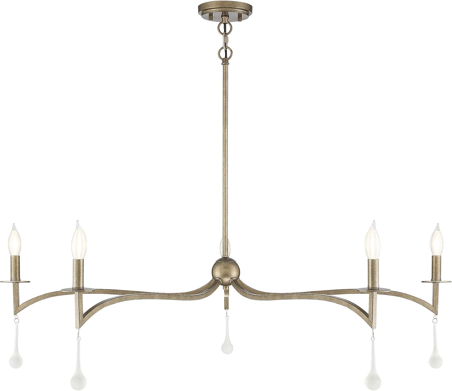 Savoy House 1-1099-5-183 Laramie Chandelier, 5-Light 300 Total Watts, Chelsea Walnut