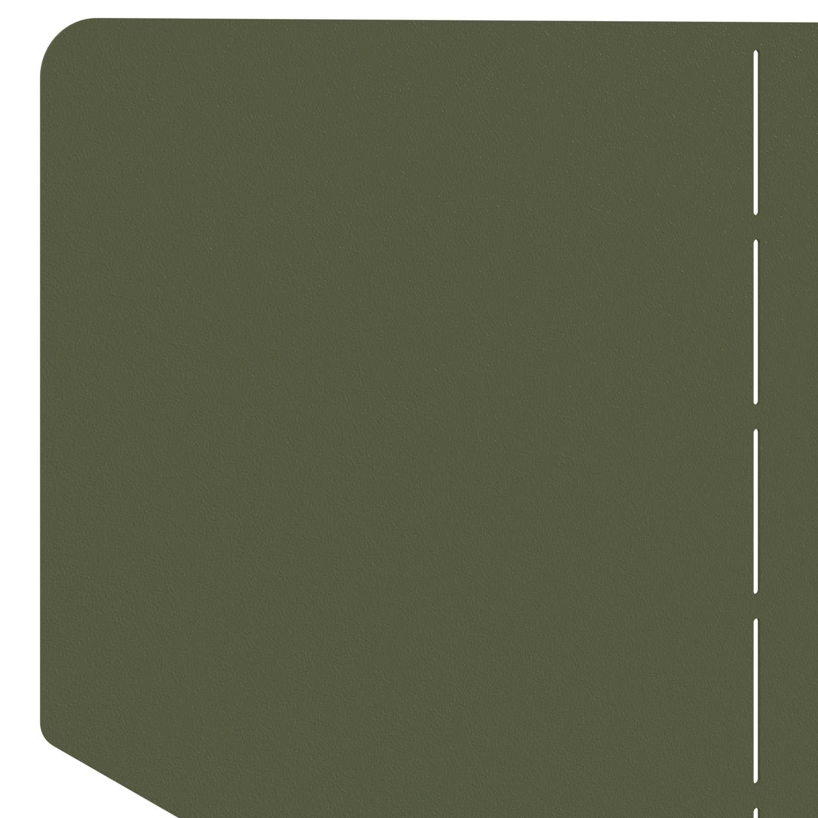 Borde de Césped 4 uds. 100 x 45 cm Acero Verde Oliva