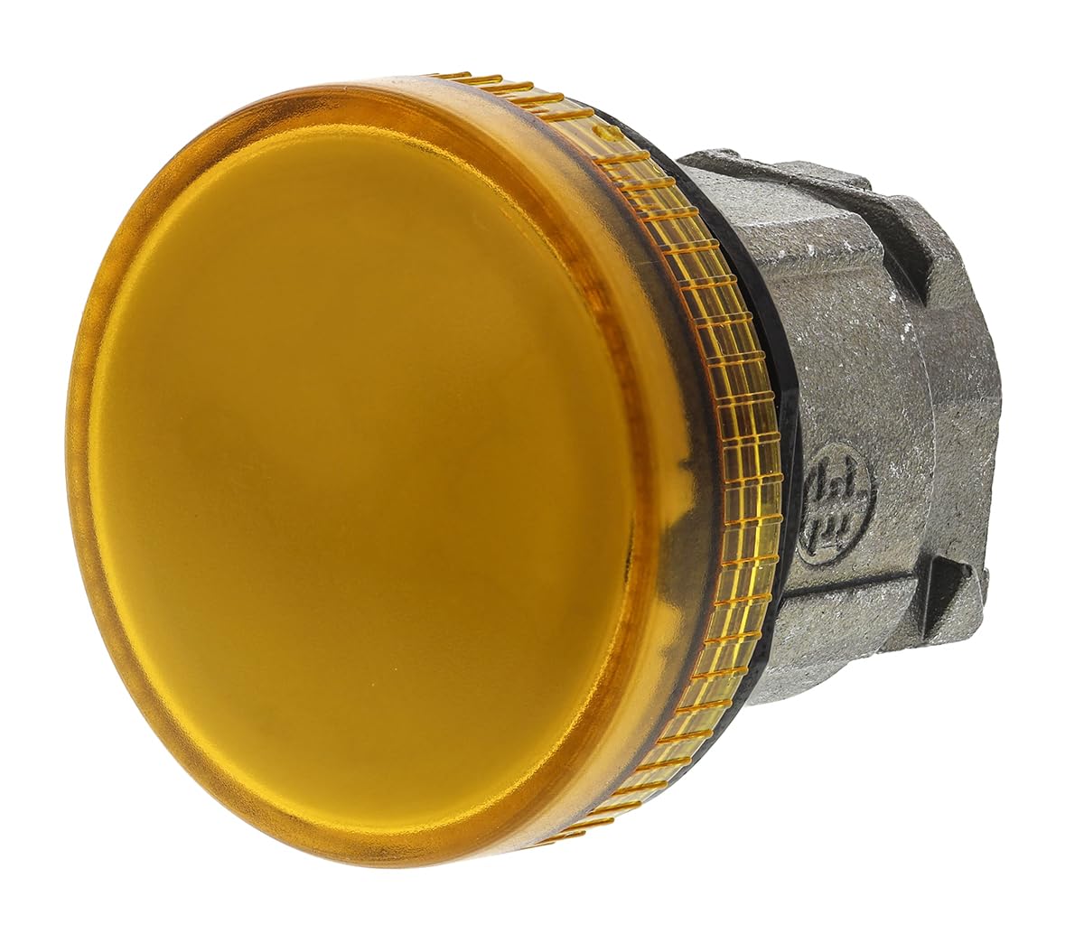 Schneider Electric ZB4BV05 Pilot Light Head, Orange Pilot Light Head Ø22 with Plain Lens for Ba9S Bulb