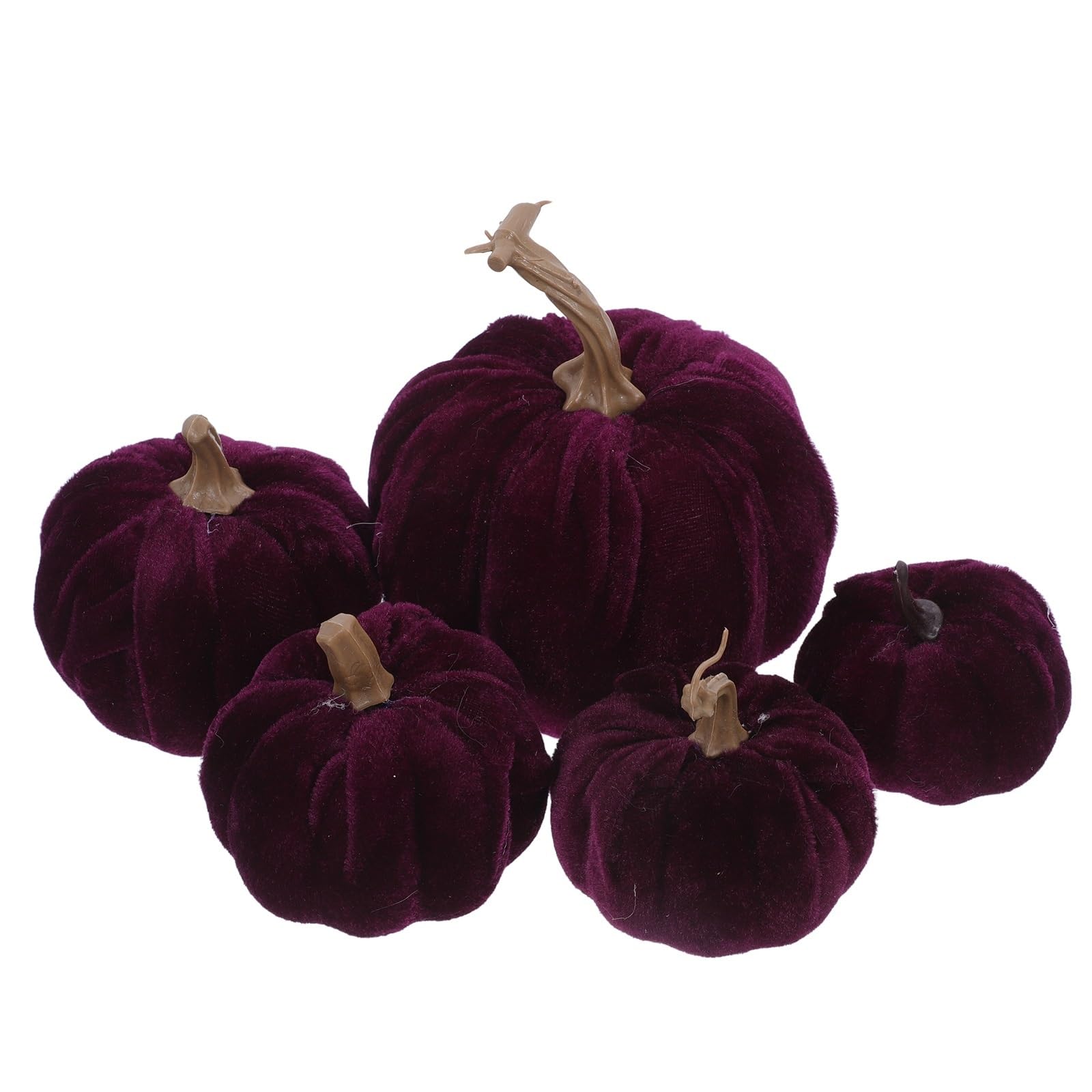 BAYNOPURIN Simulated Vegetables 5pcs Pumpkin Decoration Props Foam Thanksgiving Halloween Photo Simulation Small Decorative Vegetable