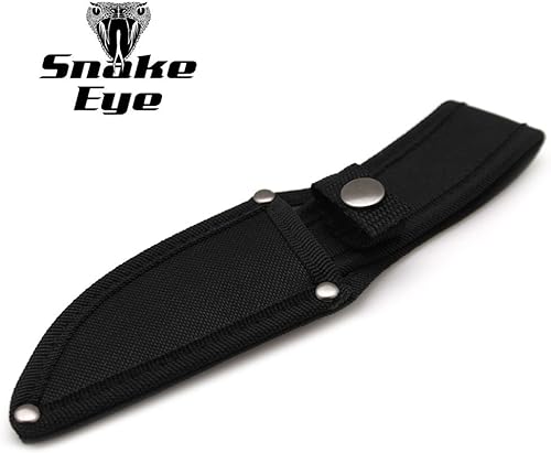 Miniatura 6 de Snake Eye Tactical Cuchillo de combate de hoja fija Full Tang 8.5 pulgadas en general al aire libre camping caza (BK)