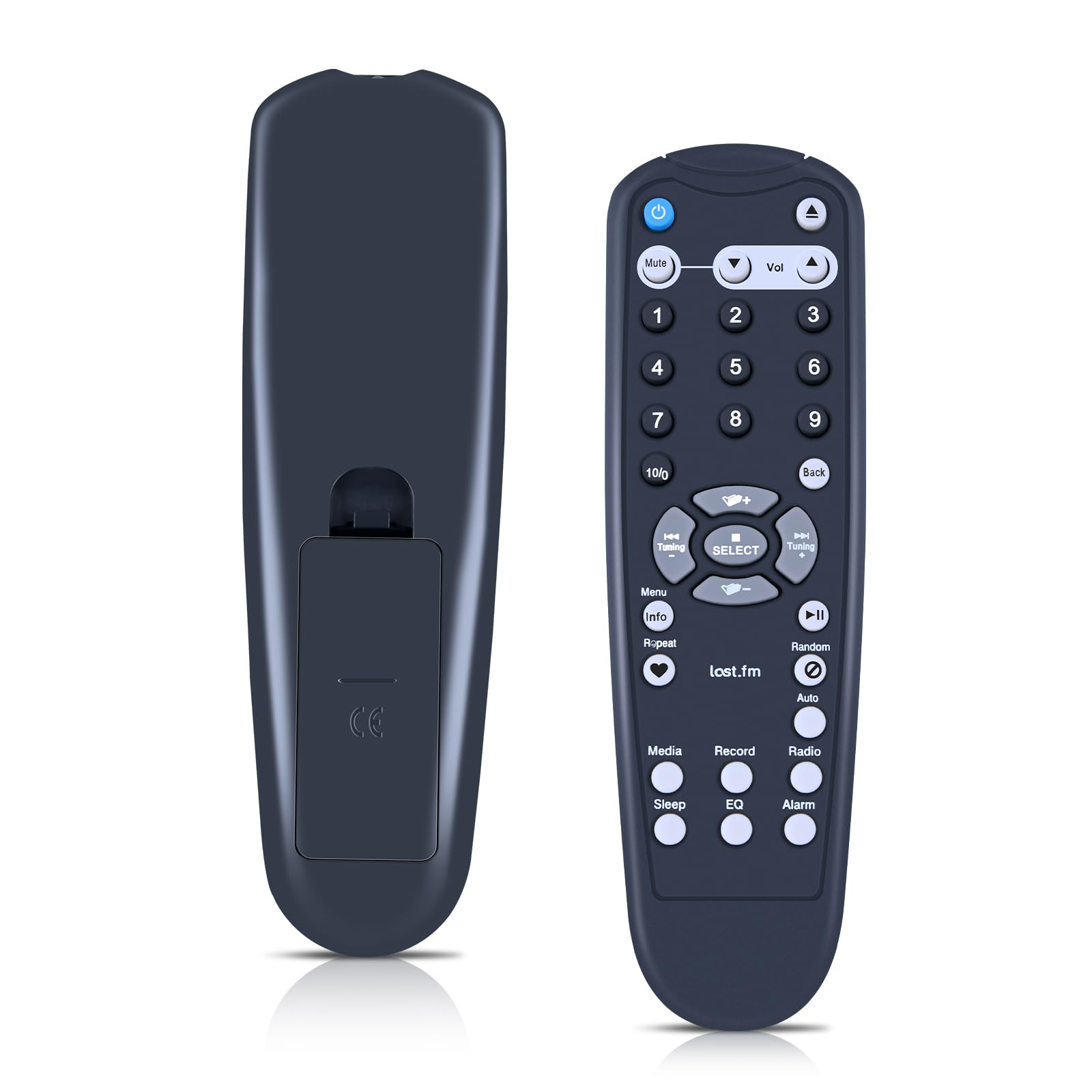 New Remote Control Replace fit for Roberts Digital Clock Radio System MP Sound 43, MP-43, Mp43 DAB/RM/CD