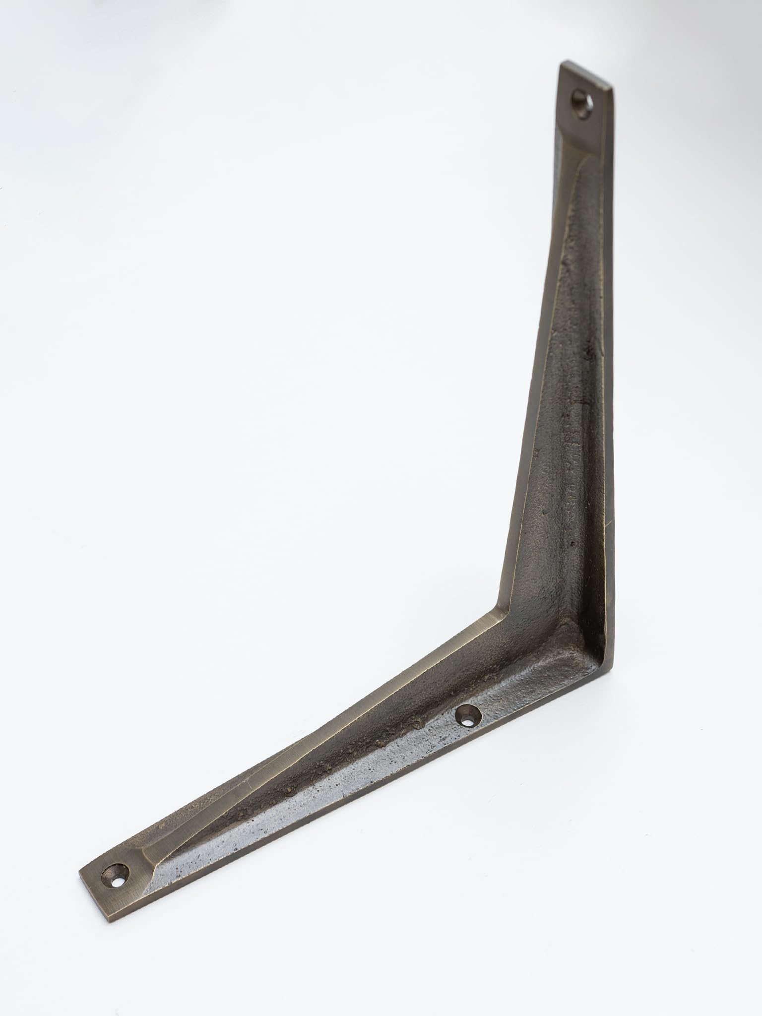 Satijnen messing plankbeugels | Heavy Duty beugels voor keuken boekenplank | Messing rekken zware massief gegoten messing plankbeugel Satijnen messing plankbeugels | Heavy Duty beugels voor keuken boekenplank | Messing rekken zware massief gegoten messing plankbeugel