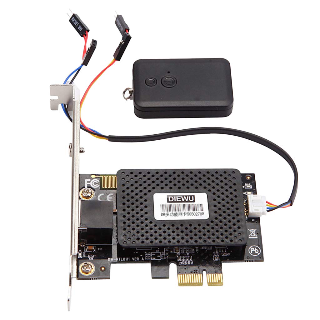 MERISHOPP Pci-E Network Card 1000Mbps Gigabit Ethernet 10/100/1000M Rj-45 with Remote-picture-19