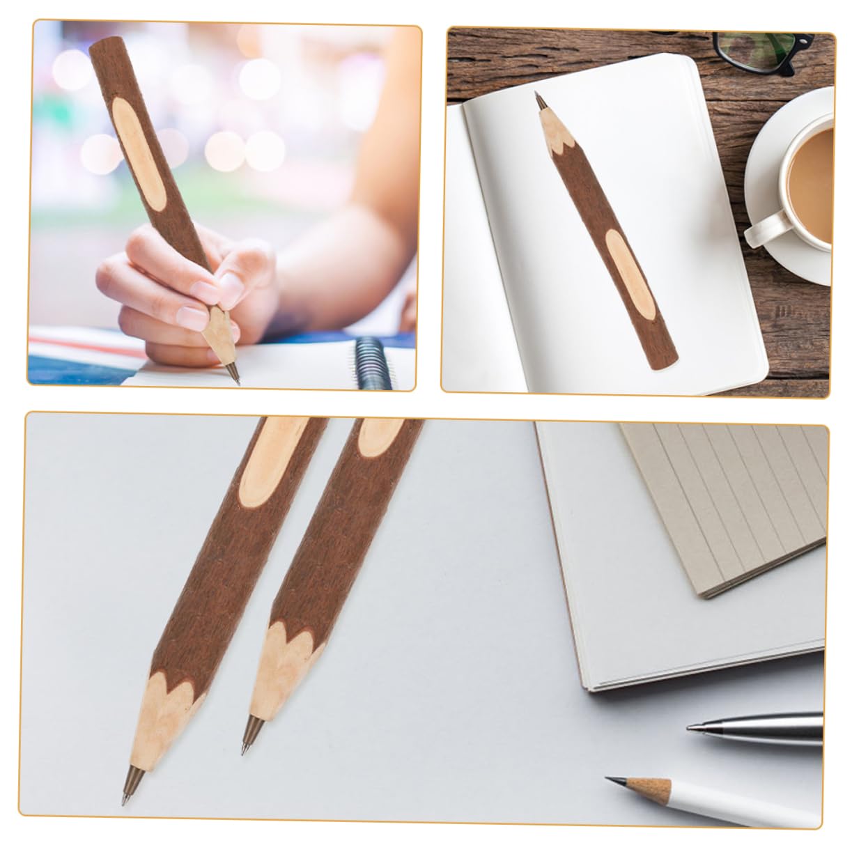 VILLCASE Lot De 5 Crayons À Dessin En Bois Pour Enfants 12 Crayons De Couleur 10 Pièces X 5