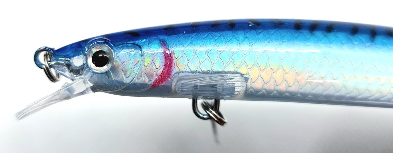 Long Jerk Pescasubito Mackerel Spinning Spigola Serra Barracuda Pesca Mare Esca Artificiale