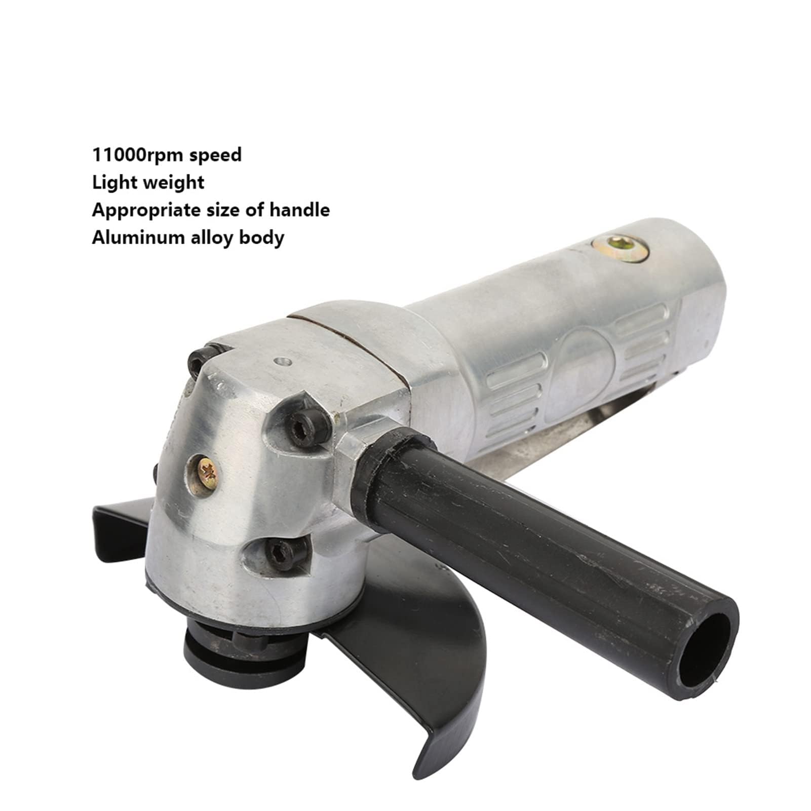Amoladora Angular de Aire de 11000 Rpm, Lijadora, Pulidora de Corte, Herramienta Neumática de Rosca de 1/4 de Pulgada, Conector Rápido para Trabajos de Automoción y Maquinaria