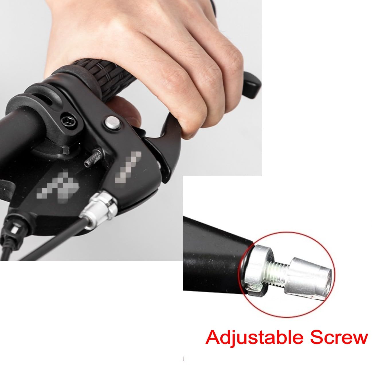 JZK 4X Silver Bike Brake Cable Adjuster nut M7, 7mm Brake Lever Adjusting Regulator Screw for Mountain Road Bike MTB - Image 2