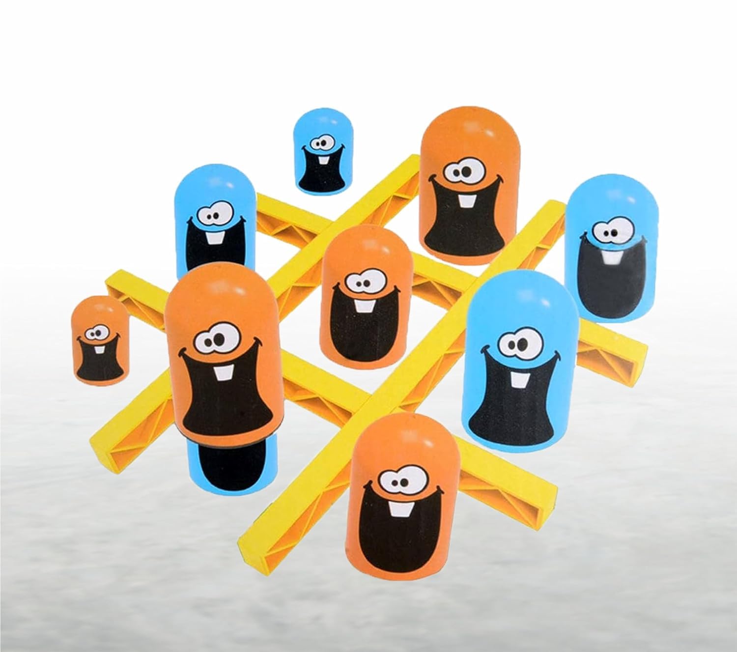 Headwoll Tic Tac Stack Mind Challenging Strategy Family Board Game for Kids & Adults