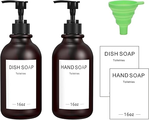 Miniatura 4 de Paquete de 2 organizadores de ducha y 2 unidades de organizador de ducha de esquina y 2 unidades de dispensador de jabón de 16 onzas, ideal para