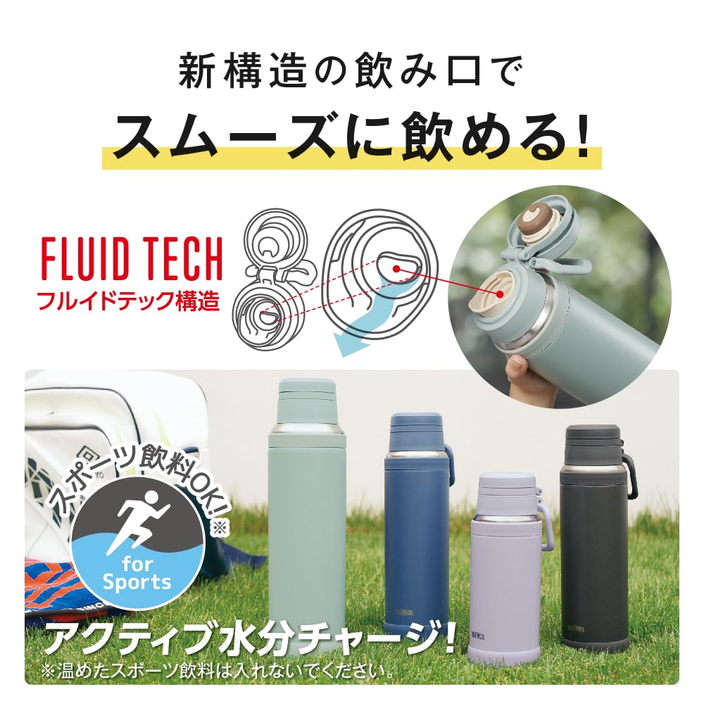 Amazon｜【ハンドル付き・保温保冷・食洗機対応】 サーモス 水筒 真空