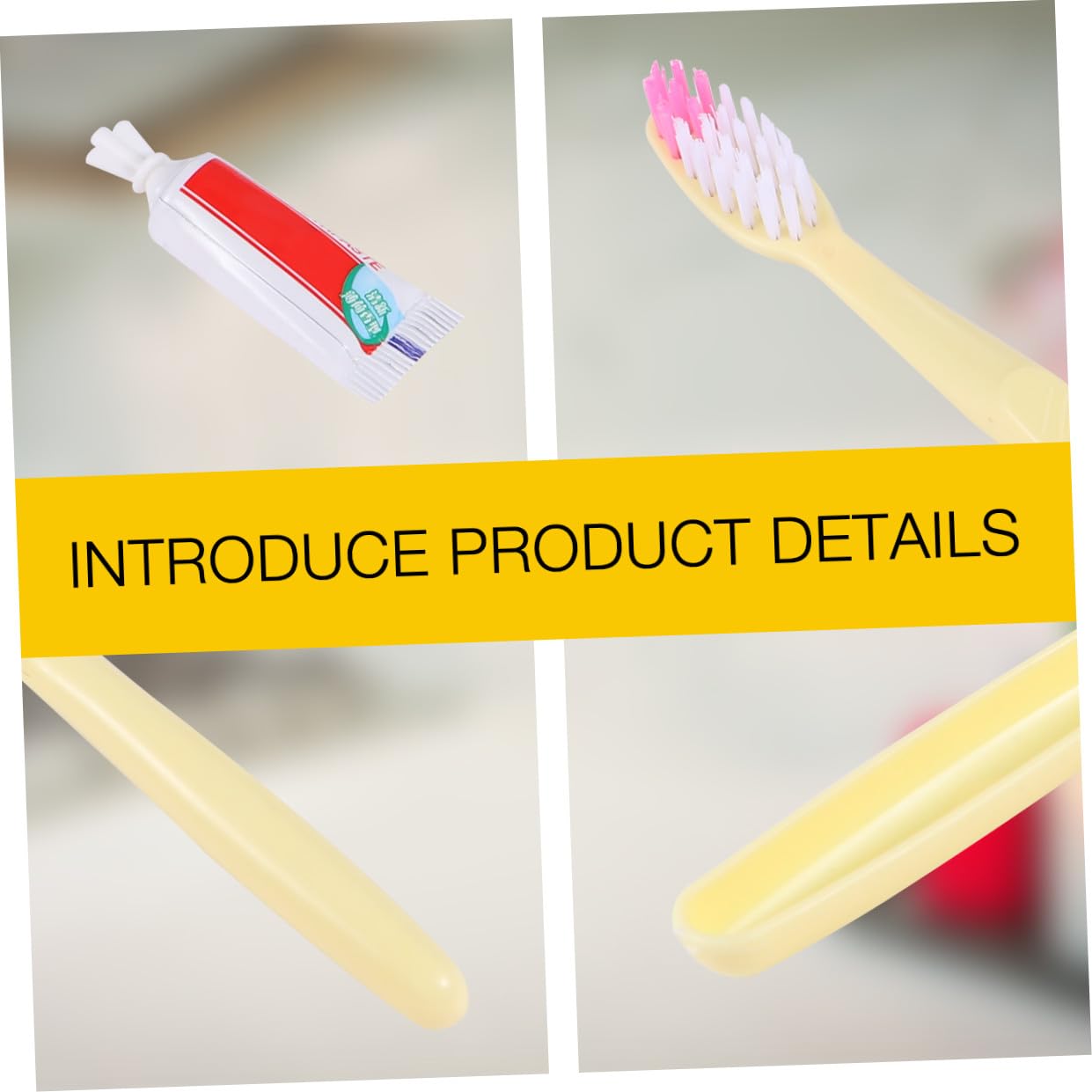 PACKOVE Set di 100 Spazzolini da Denti Usa e Getta con Dentifricio, Confezionati Singolarmente, in Plastica, Portatili per Hotel e Viaggi Stili multipli