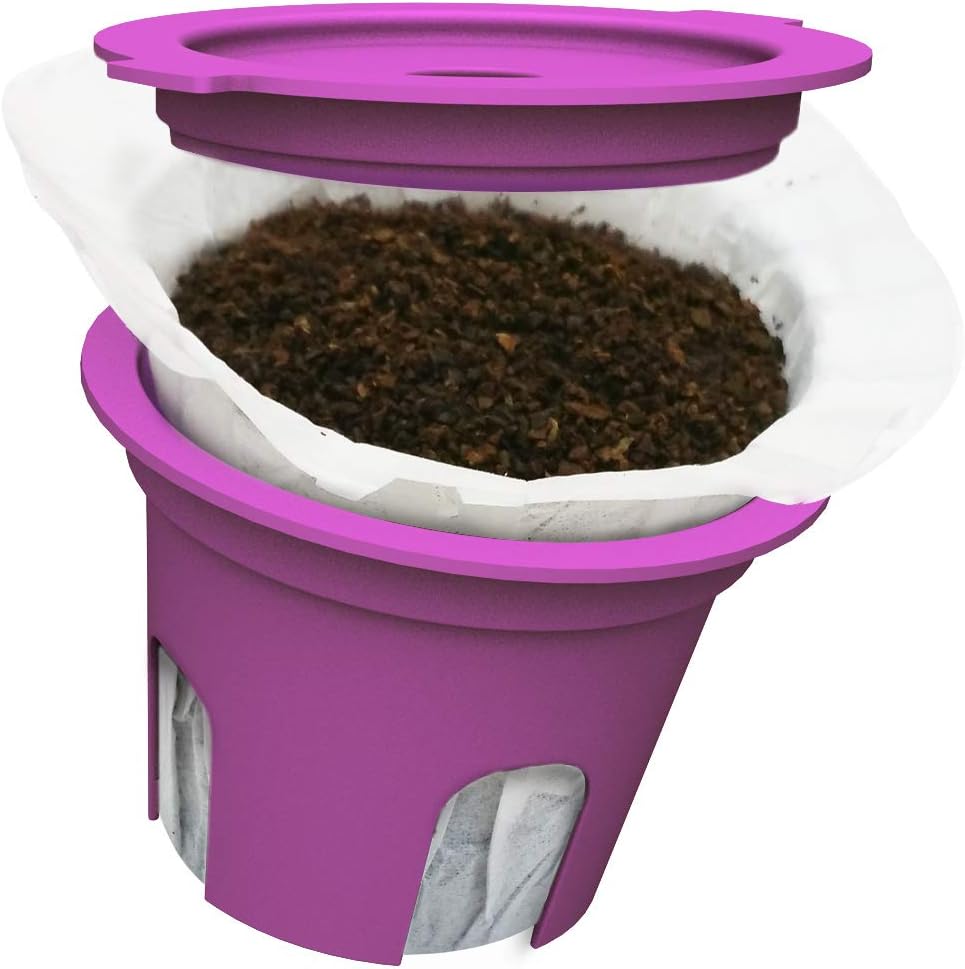 Perfect Pod Cafe Filters & Cup Reusable Coffee Pod Starter Pack - Compatible with Keurig and Select Single Cup Coffee Machines