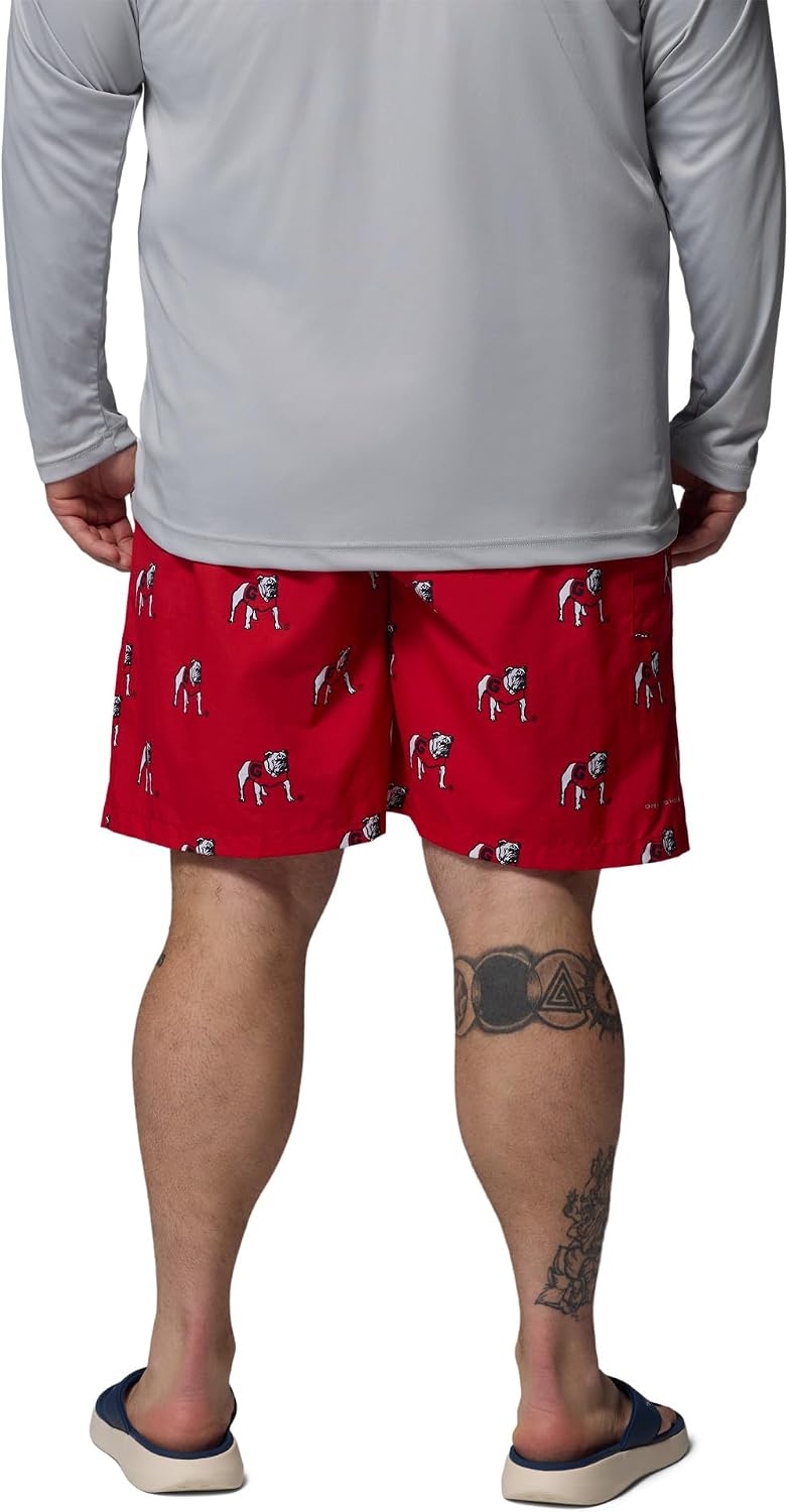 Columbia Mens Collegiate Backcast III Printed Short