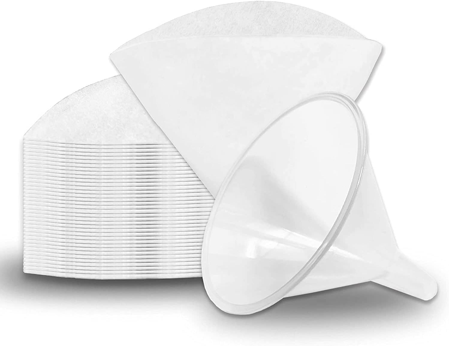 Confezione Da 50 Coni Filtranti Per Friggitrice 4.5 Pollici - Tessuto Non Tessuto Con Supporto Incluso - Foto 13