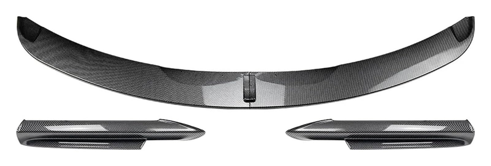 Lèvre de spoiler avant carbone brillant pour BMW E90 E91 M-Tech kit séparateur - 5