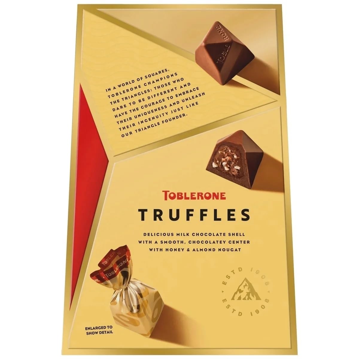 Milk Chocolate Truffles With Chocolatey Center, Honey & Almond Nougat, 1 lb 1.4 oz