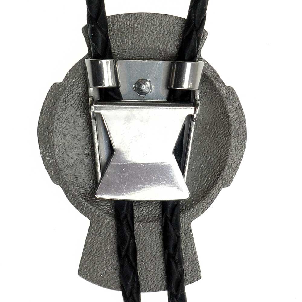 Western Bolo Tie mit Buchstabe B, 24 ct Goldauflage, Bolotie
