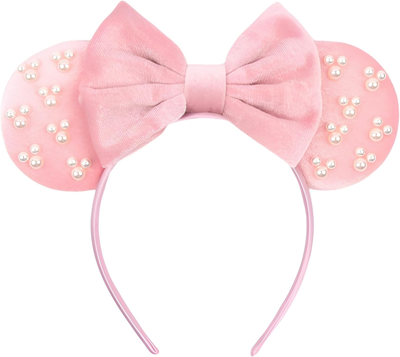 JOYFISCO Mouse Ears Headbands Shiny Bow Mouse Ears Headband Glitter Party Princess Decoration Cosplay Costume for Girls Women Halloween Birthday Party