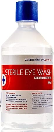 10x 500ml Eye Wash Sterile Saline Solution 0 9 Sodium Chloride 10x 500ml Bottle Co Uk Health Personal Care 10x 500ml Eye Wash Sterile Saline Solution 0 9 Sodium Chloride 10x 500ml Bottle Co Uk Health Personal Care