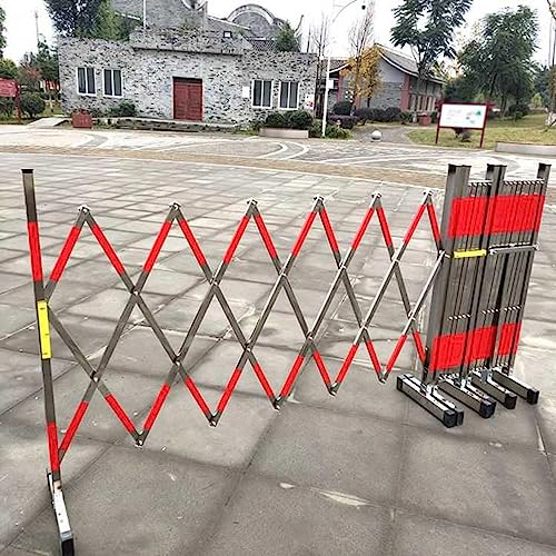 Barrière de circulation rétractable en acier inoxydable pliable