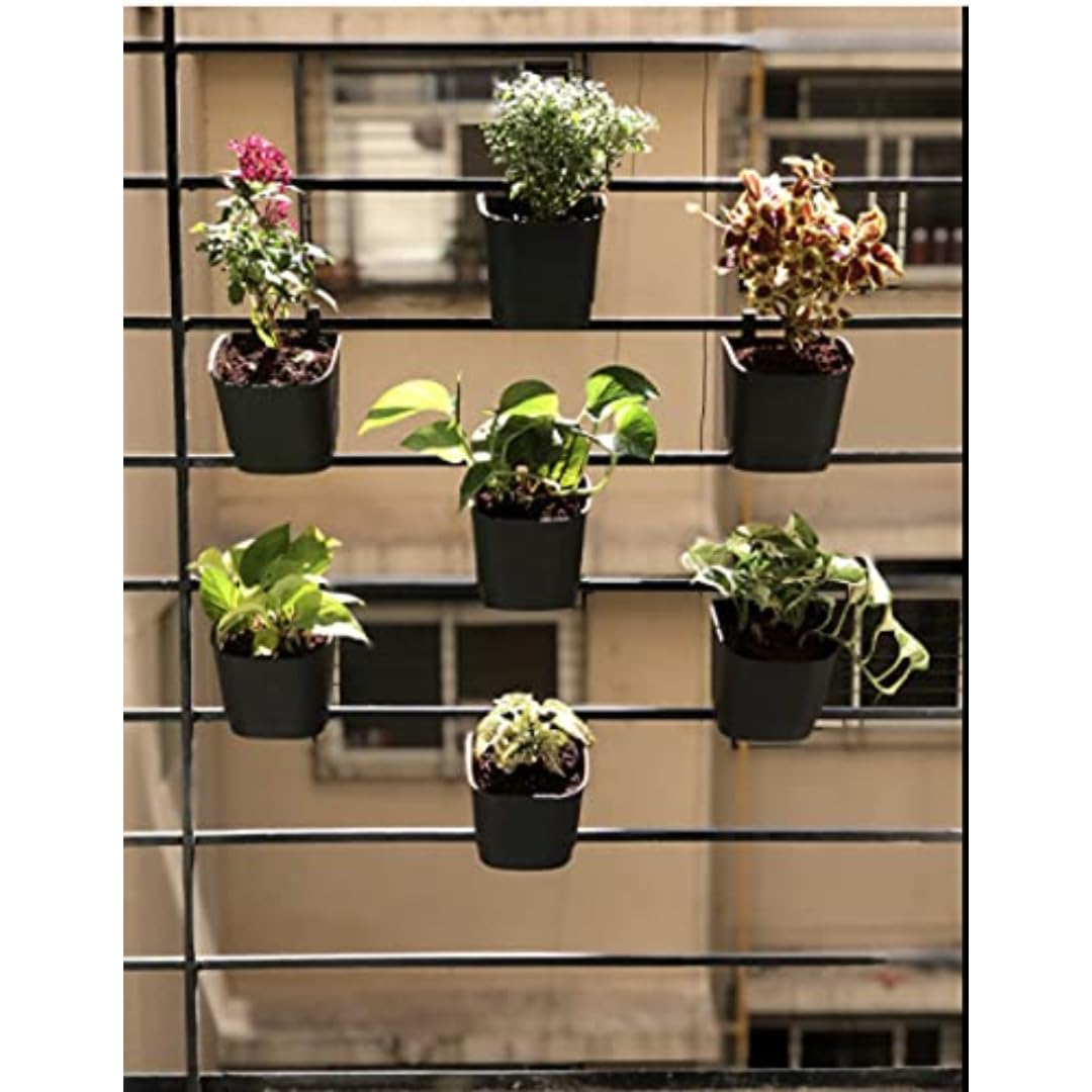 CAPPL 10 Pieces Black Vertical Garden Wall Hanging Pot (B09G9VXXR9) Amazon Price History, Amazon Price Tracker