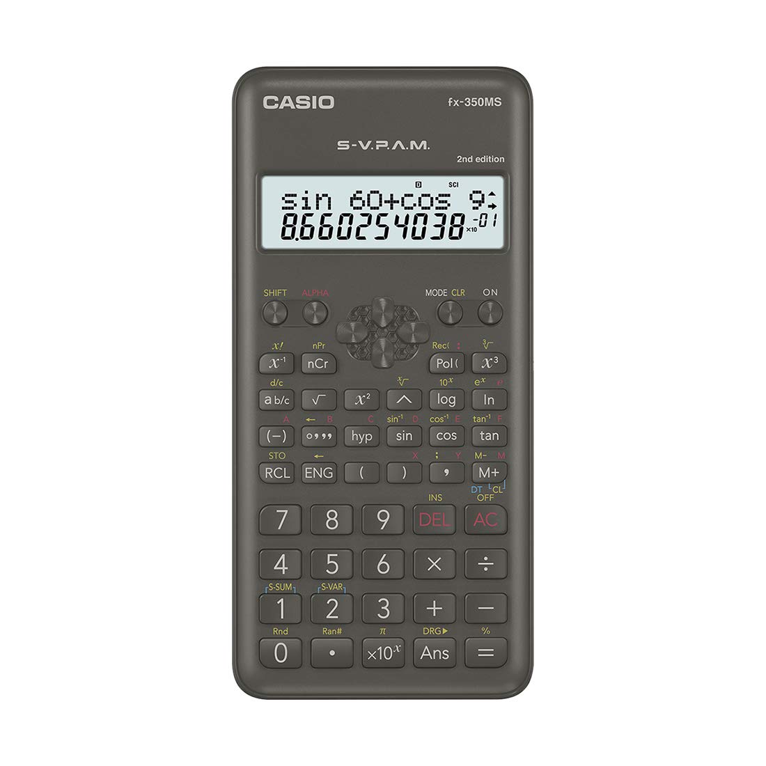 Casio FX350MS 2 Non Programmable Scientific Calculator 2nd Edition 