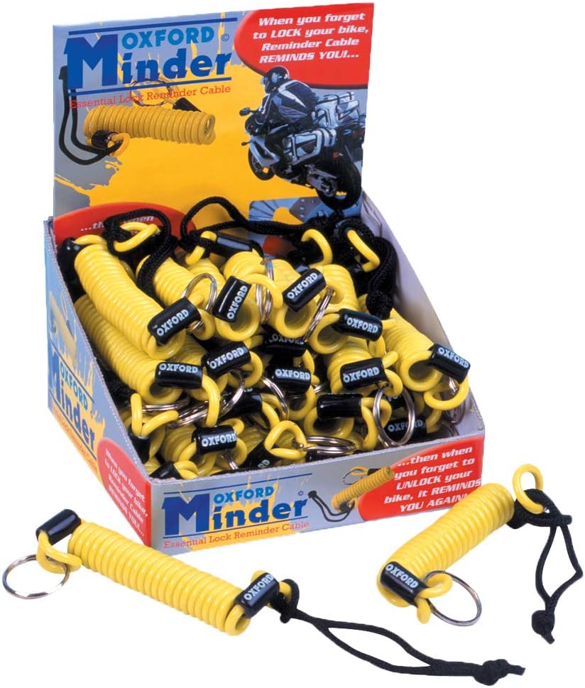 Oxford - Disc Lock Minder Cable for Motorcycle, Scooter, Motorbike, and Powersports Box of 25 (OF390)