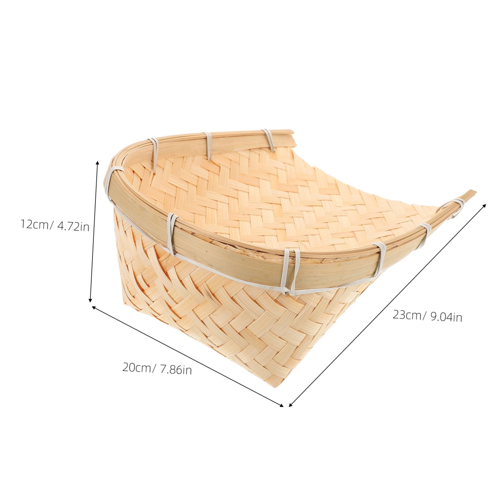 Toddmomy Empty Popcorn Dustpan Stage Prop Woven Basket Magician Trick for Birthday Party Halloween Christmas Decorations