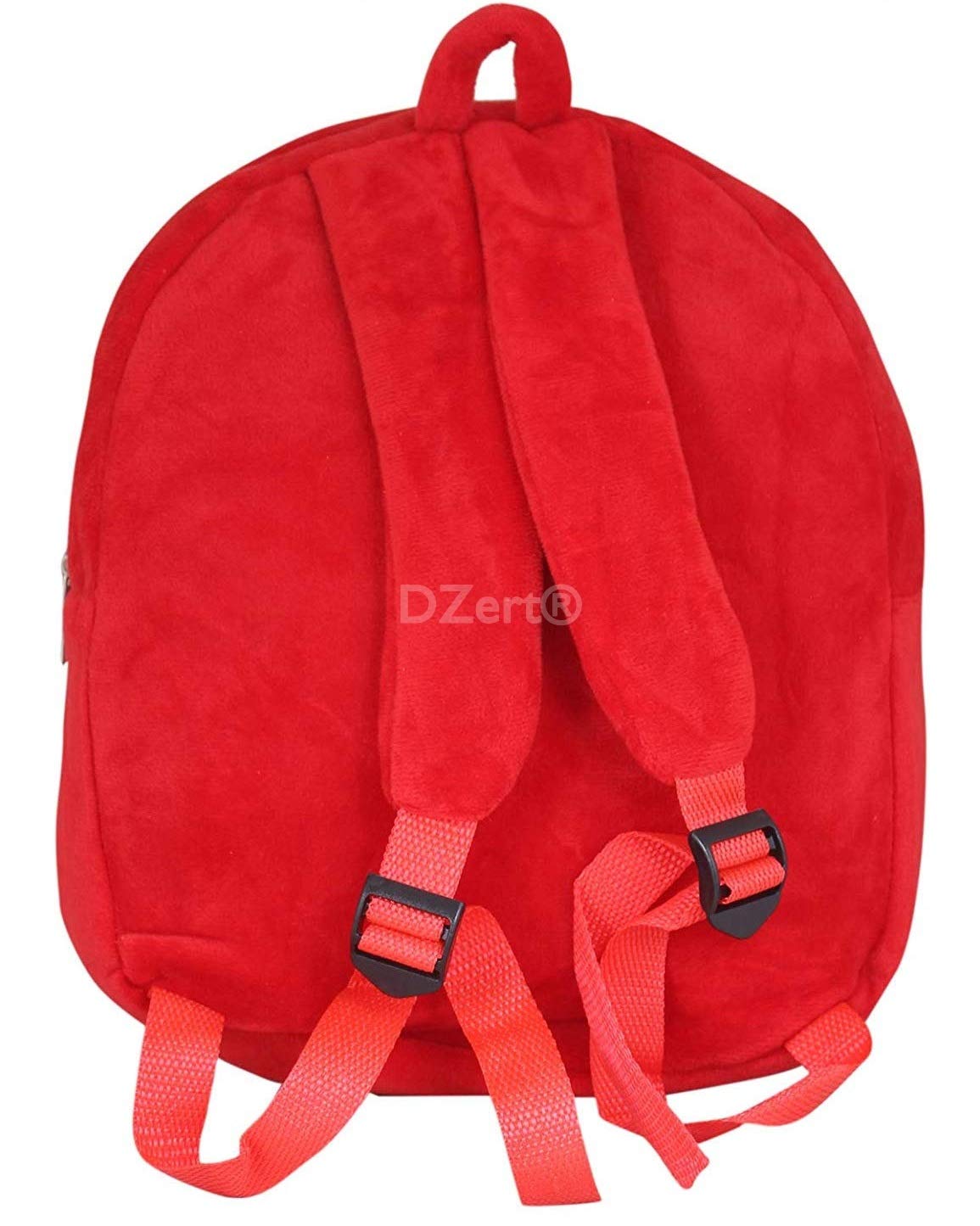 DZert Minnie Kids School Bag Soft Plush Backpacks Cartoon Boys Girls Baby (2-5 Years) (Red) - Image 3 thumbnail