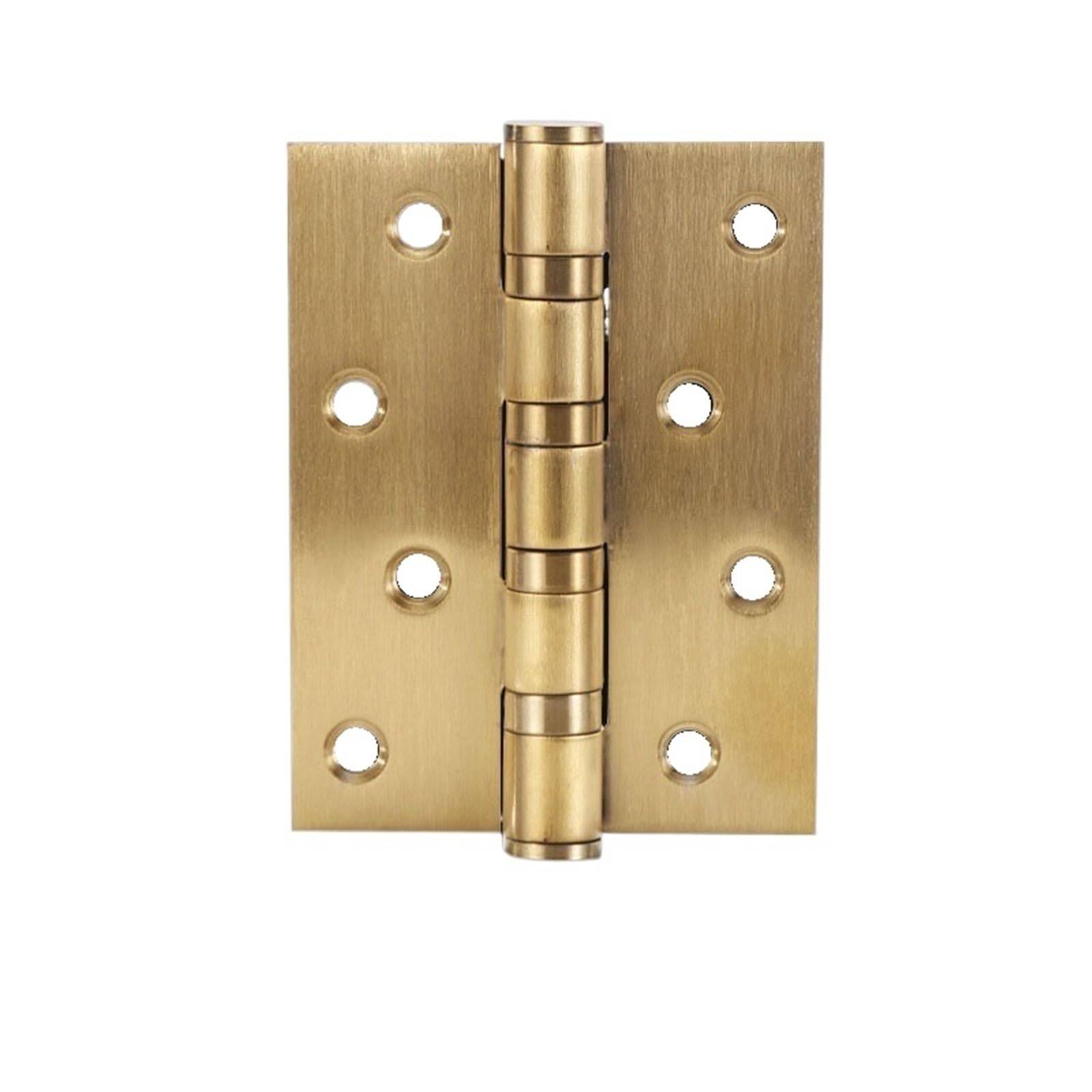 Lsnnmu Color 01 6 Pcs Stainless Steel Mute Hinge Room Door 4 Inch Bearings Hinges 3Mm Thick Heavy Doors Strong Load Bearing For Door(Color 01)