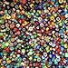 EDFLIFE Flat Glass Millefiori for Mosaic Making Supplies, Mosaic Tiles for Crafts with Assorted Flower Glass Tiles, Mosaic Kits for Adults DIY Decorations, No Hole (Mixed Pattern)