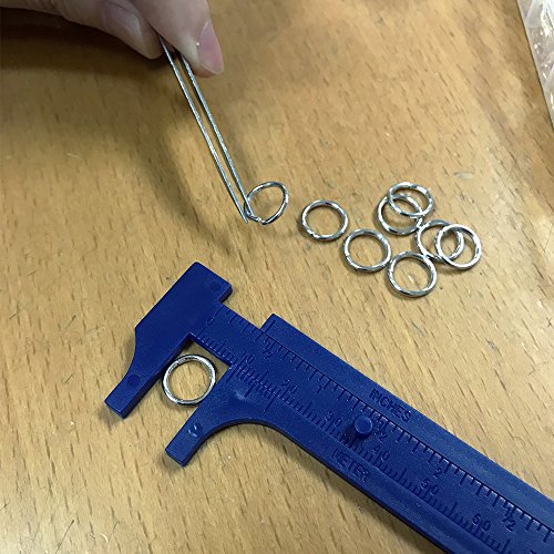 BIGTEDDY - 1388pcs Open Jump Rings and Lobster Clasps for Beginner Jewelry Repair Bead Making Findings Starter Kit Set with Plier Tweezer Caliper and Ring Loop Opener (Gold and Silver) - Thumbnail 5