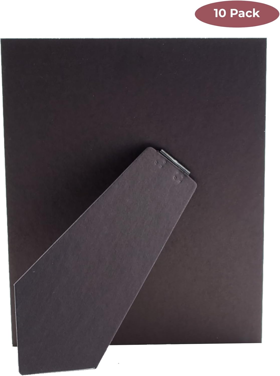 CountryArtHouse 10 Pack of 11x14 Cardboard Easel Backs with 2 Metal Hangers for Tile, Art, or Picture Frames