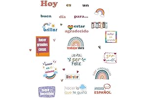 Spanish Bulletin Board Set: Inspirational Spanish Classroom Posters