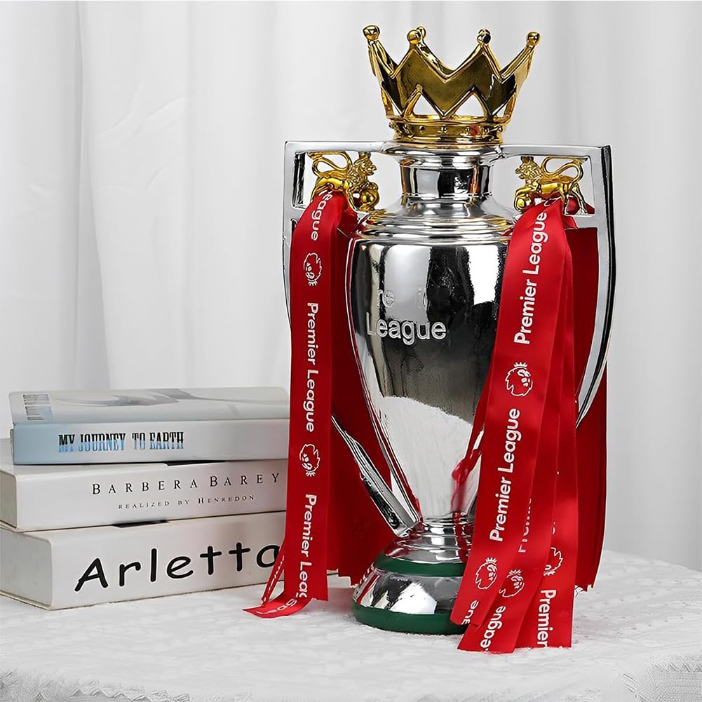 Replica del trofeo del campionato, souvenir della Barclays Cup, 77 cm, ornamento per gli appassionati di sport, per gli appassionati di calcio