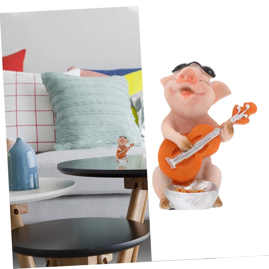 豚のフィギュア クリーム色 約15cm Amazon | TOYZEROPLUS x CICI'S STORY 子豚LULU さくら満開