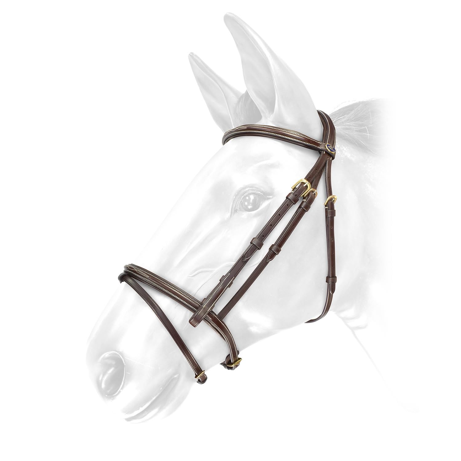 John WhitakerValencia Super Deluxe Pelle Briglia Flash per Cavalli