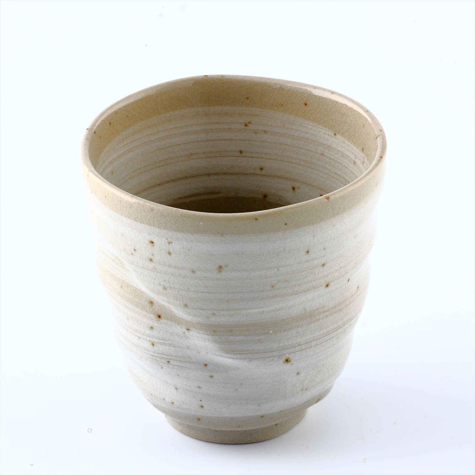 Authentic MIno Yaki(Ware) Handmade Japanese Tea Cups Yunomi Teacup
