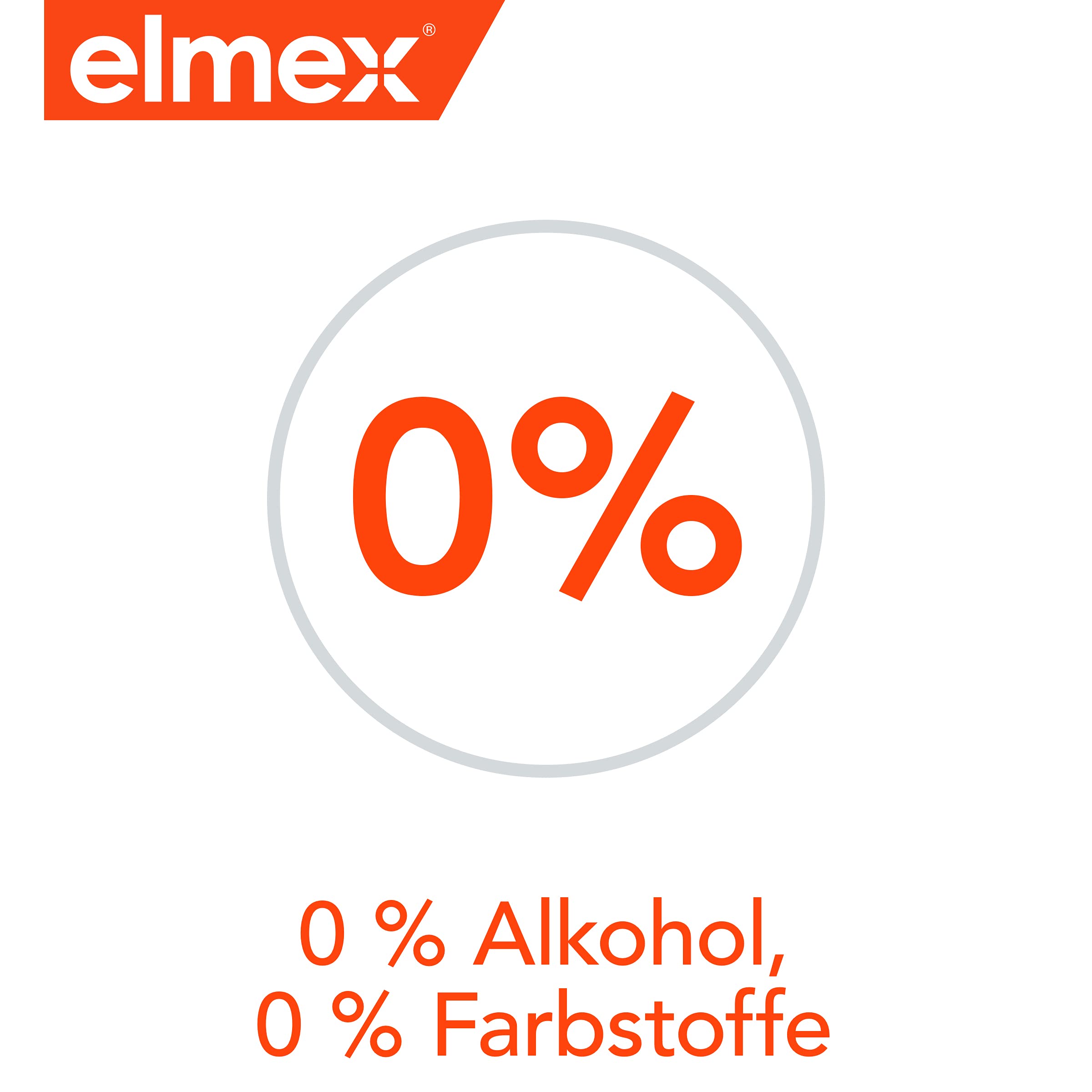 elmex Balsamo per la bocca, protezione carie, 6 x 400 ml, pulizia antibatterica dei denti senza alcool, protegge efficacemente dalla carie, per l'uso quotidiano con doppio scudo di calcio attivo