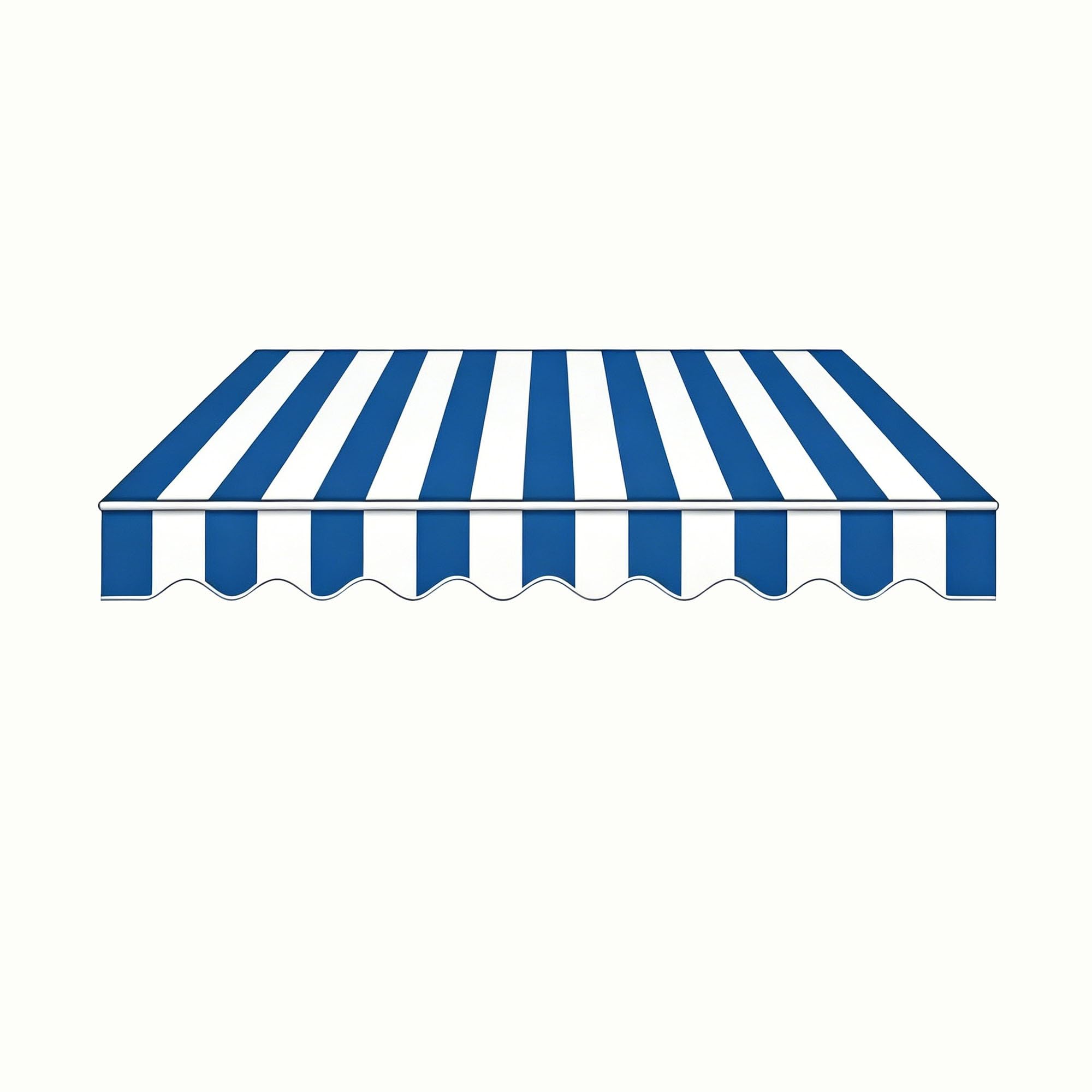 Toile de remplacement auvent extérieur : réparez votre store usé 4x3.5m