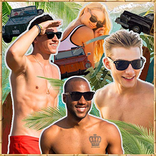 Woodies Walnut Wood Sunglasses with Black Polarized Lens and Real Wooden Frame for Men and Women - 100% UVA/UVB Ray Protection4