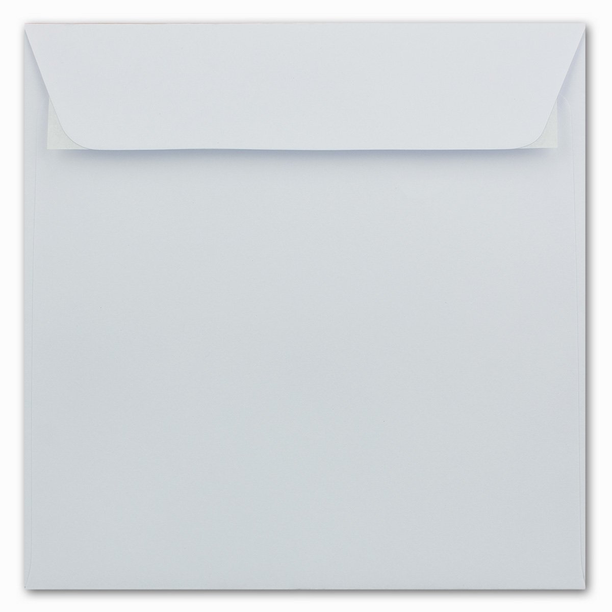 500 Briefumschläge in Weiß - quadratische Kuverts 16 x 16 cm - Starke Qualität - 120 Gramm/m² - Haftklebung - ohne Fenster