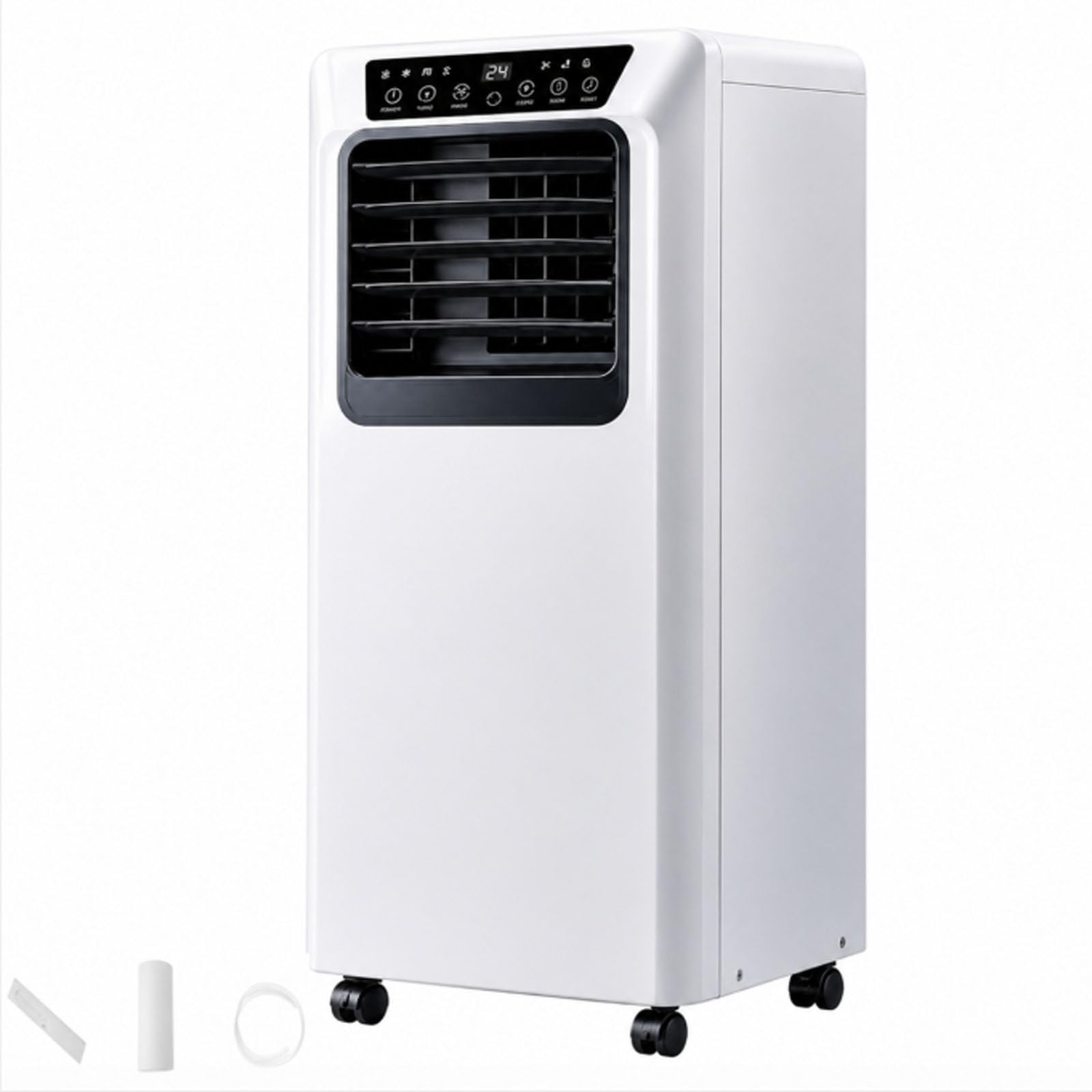 Smafoseedding Multicolor Portable Air Conditioner,Mobile Air Conditioner Dual-Turbine,Portable Air Cooler With 120° Wide Airflow,86 Pints/Day Dehumidifier,Remote,Self-Evaporating For Caravan,Camping 9000Btu